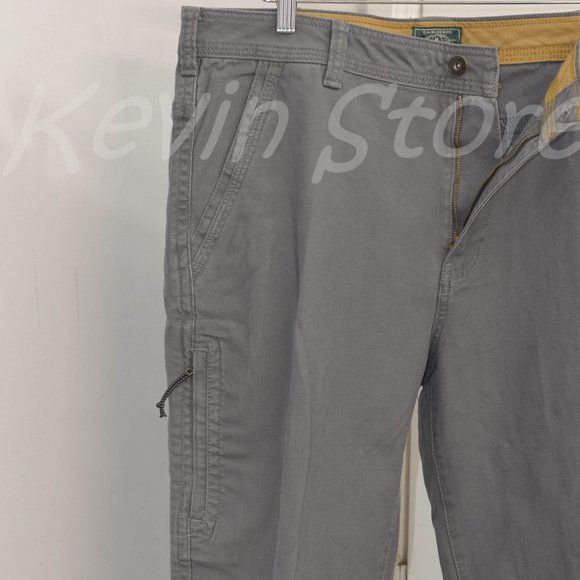 Gray NWT  Canvas Utility Pants for Men GH Bass - Picture 10 of 13